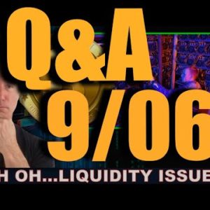 Q&A - "4th LARGEST BITCOIN MINING COMPANY HALTS WITHDRAWALS. ETH MERGE & BTC SHORTING"